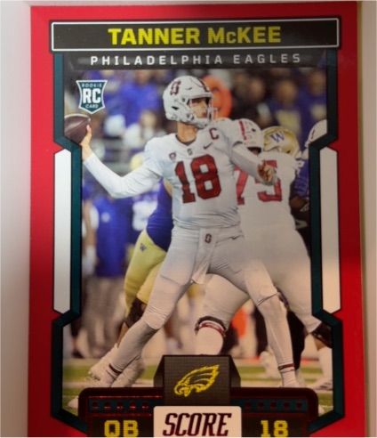 2023 Panini Score #306 Tanner McKee — front