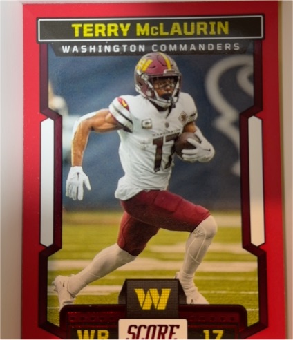 2023 Panini Score #255 Terry McLaurin — front
