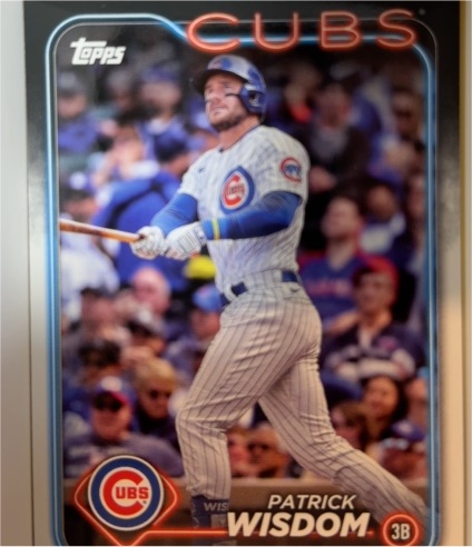 2024 Topps #328 Patrick Wisdom — front