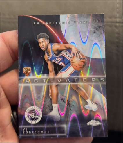 2025-26 Topps Chrome #AC-13 VJ Edgecombe Activators — front