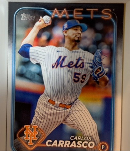 2024 Topps #693 Carlos Carrasco New York Mets — front