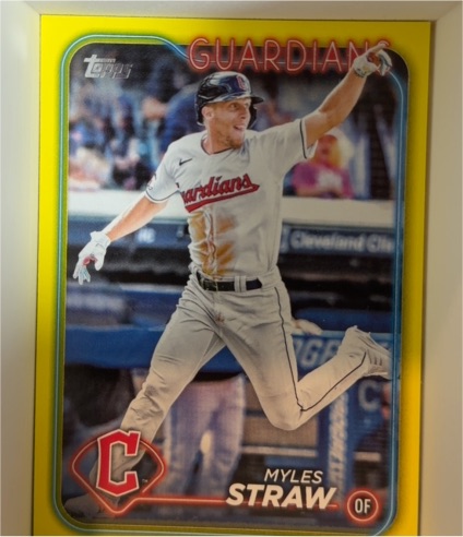 2024 Topps Series 2 #361 Myles Straw — front