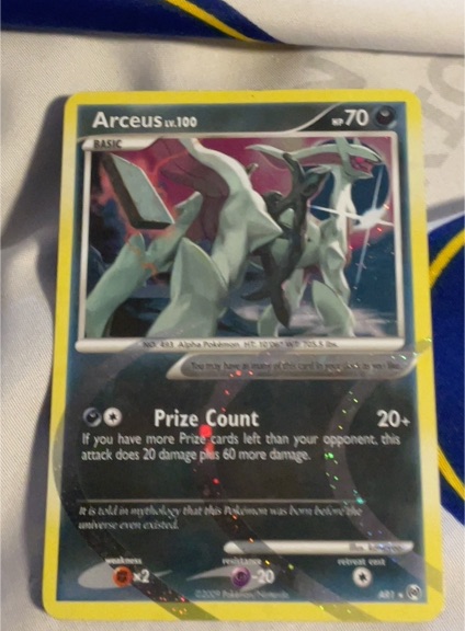 2009 Pokémon Platinum #AR1 Arceus — front