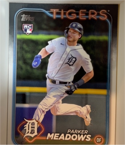 2024 Topps Chrome #271 Parker Meadows — front