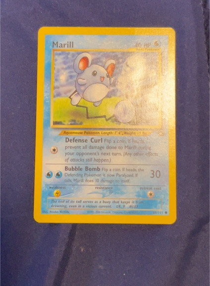 2000 Neo Genesis #66 Marill — front