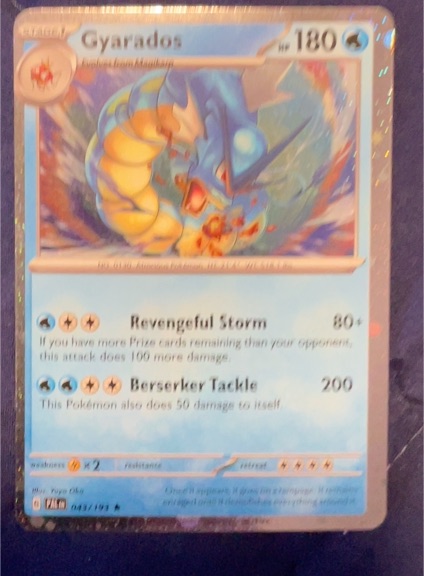 2023 Pokémon SV02: Paldea Evolved #043 Gyarados — front