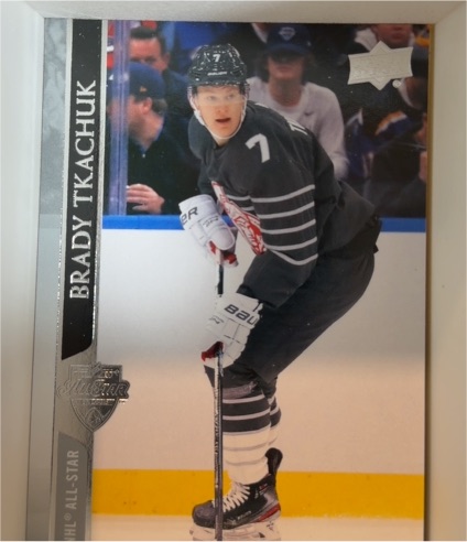 2020-21 Upper Deck Extended Series #696 Brady Tkachuk — front