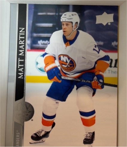 2020-21 Upper Deck #589 Matt Martin — front