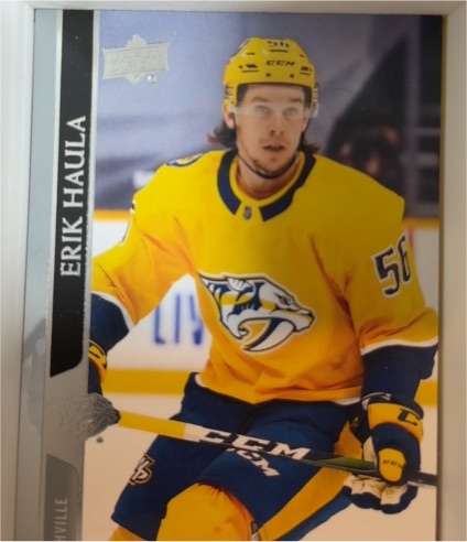 2020-21 Upper Deck Extended Series #578 Erik Haula — front