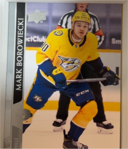 2020-21 Upper Deck #576 Mark Borowiecki — front
