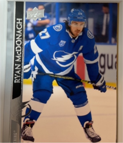 2020-21 Upper Deck #626 Ryan McDonagh — front