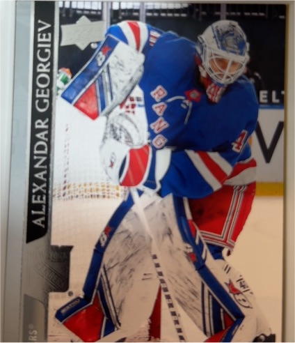 2020-21 Upper Deck #593 Alexandar Georgiev — front