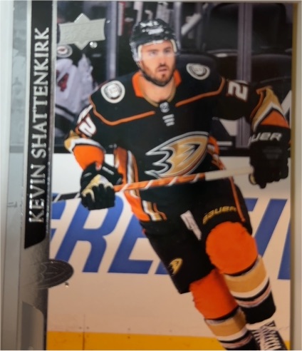 2020-21 Upper Deck Extended Series #504 Kevin Shattenkirk Anaheim Ducks — front