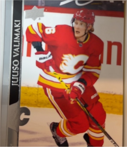 2020-21 Upper Deck Extended Series #521 Juuso Valimaki Calgary Flames — front