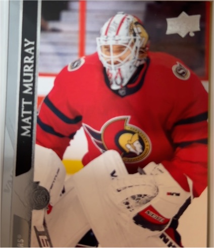 2020-21 Upper Deck Extended Series #601 Matt Murray — front