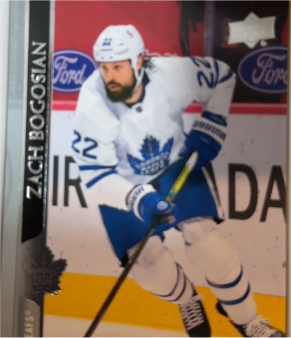 2020-21 Upper Deck #628 Zach Bogosian — front