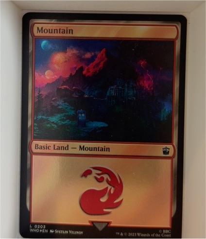 2023 Magic the Gathering #0203 Mountain — front