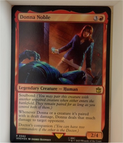 2023 Magic: The Gathering #R 0082 Donna Noble — front