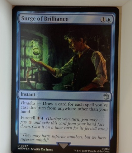 2023 Magic: The Gathering #U 0057 Surge of Brilliance — front