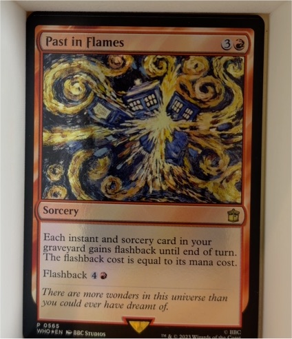 2023 Magic: The Gathering #P0655 Past in Flames — front