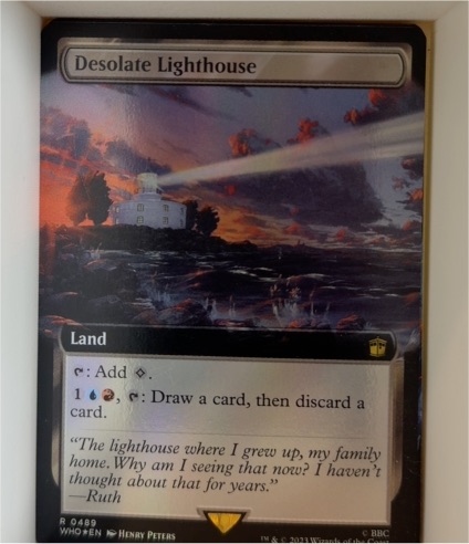 Universes Beyond: Doctor Who #489 Desolate Lighthouse — front