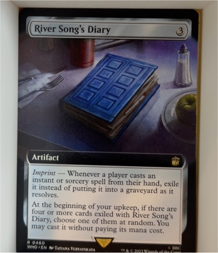 2023 MTG Wizards of the Coast Doctor Who #0460 River Song's Diary — front