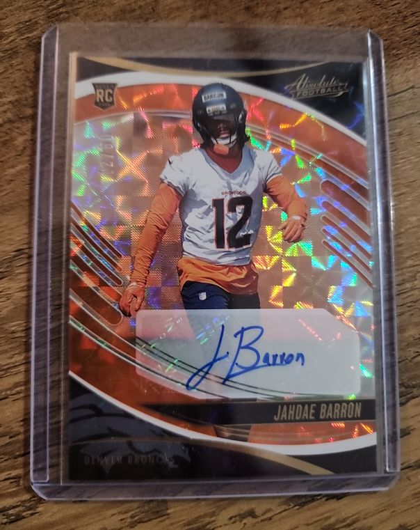 2025 Panini Absolute #131 Jahdae Barron Signature Rookies — front
