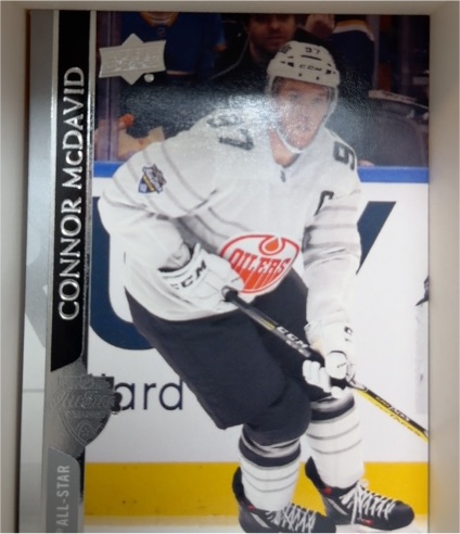 2020-21 Upper Deck #683 Connor McDavid Edmonton Oilers — front