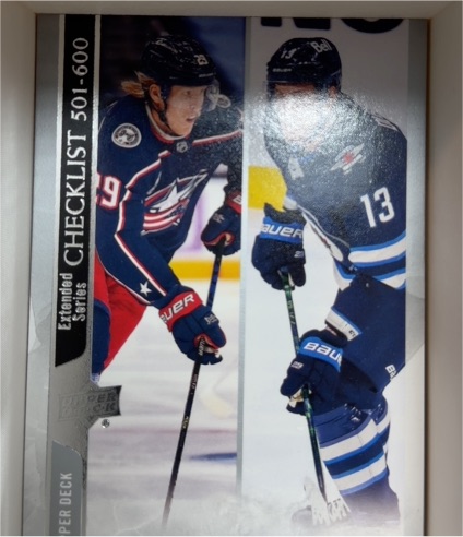 2020-21 Upper Deck Extended Series #699 Patrik Laine / Pierre-Luc Dubois — front