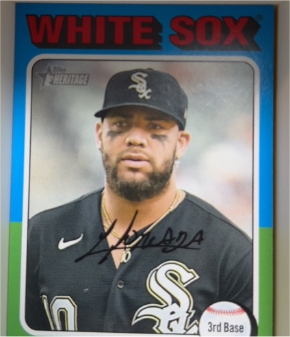 2024 Topps Heritage #222 Yoán Moncada — front