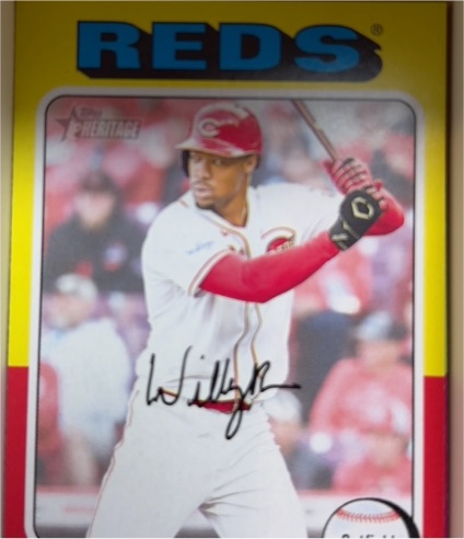 2024 Topps Heritage #375 Will Benson — front