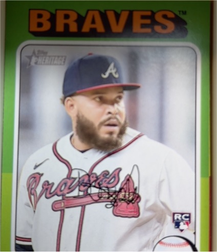 2024 Topps Heritage #250 Daysbel Hernandez — front
