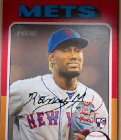 2024 Topps Heritage #296 Ronny Mauricio — front