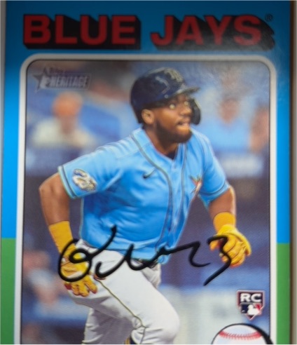 2024 Topps Heritage #387 Osleivis Basabe — front