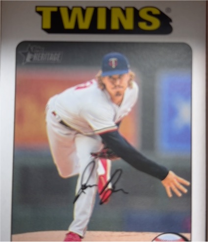 2024 Topps Heritage #246 Joe Ryan — front