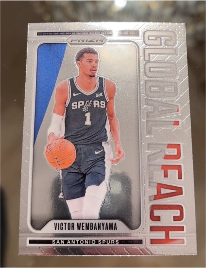 2024-25 Panini Prizm #9 Victor Wembanyama Global Reach — front