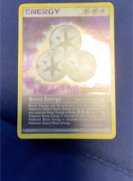 2005 Pokémon EX Unseen Forces #98 Boost Energy — front