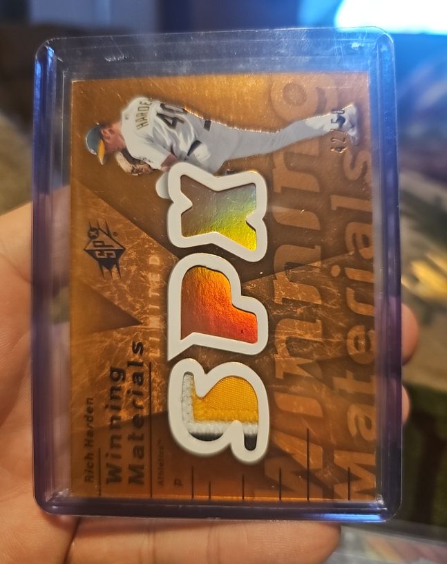 2007 Upper Deck SPx Winning Materials #WM-TH Travis Hafner — front