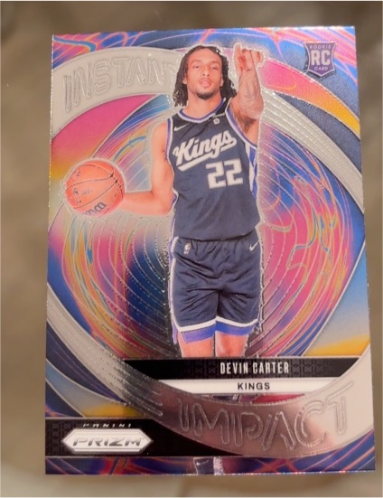 2024-25 Panini Prizm #23 Devin Carter Instant Impact — front