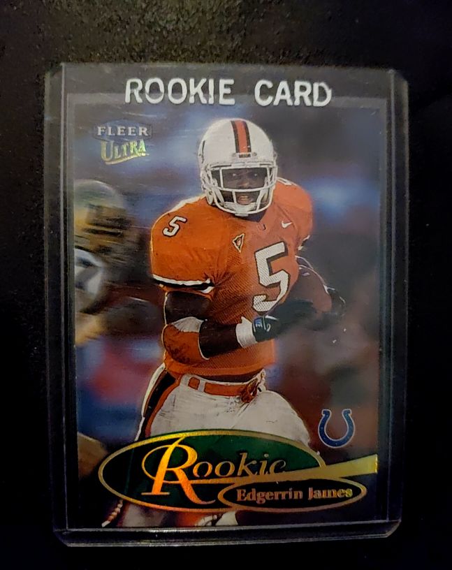 1999 Fleer Ultra #272R Edgerrin James Rookie Card — front