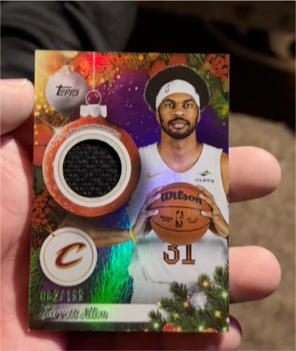 2025-26 Topps Holiday #PR-JA Jarrett Allen — front