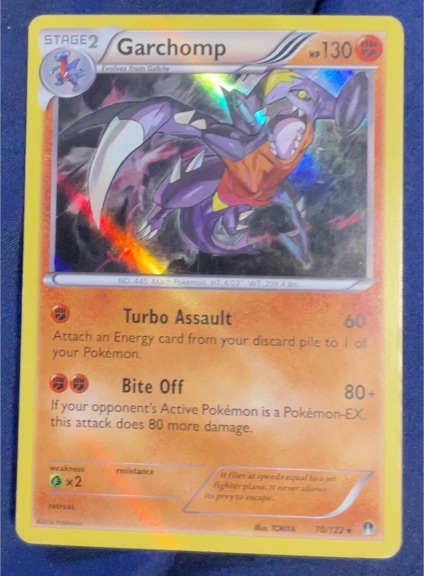 2016 Pokémon XY Breakpoint #70 Garchomp — front
