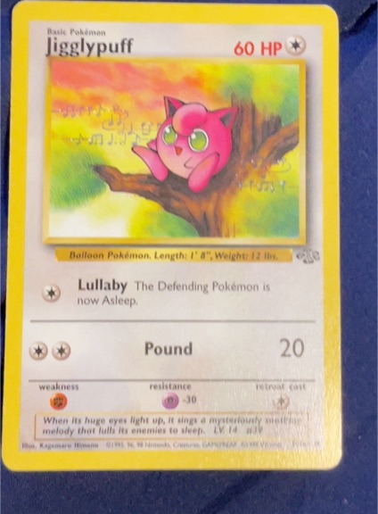 1999 Pokémon Base Set 2 #77 Jigglypuff — front