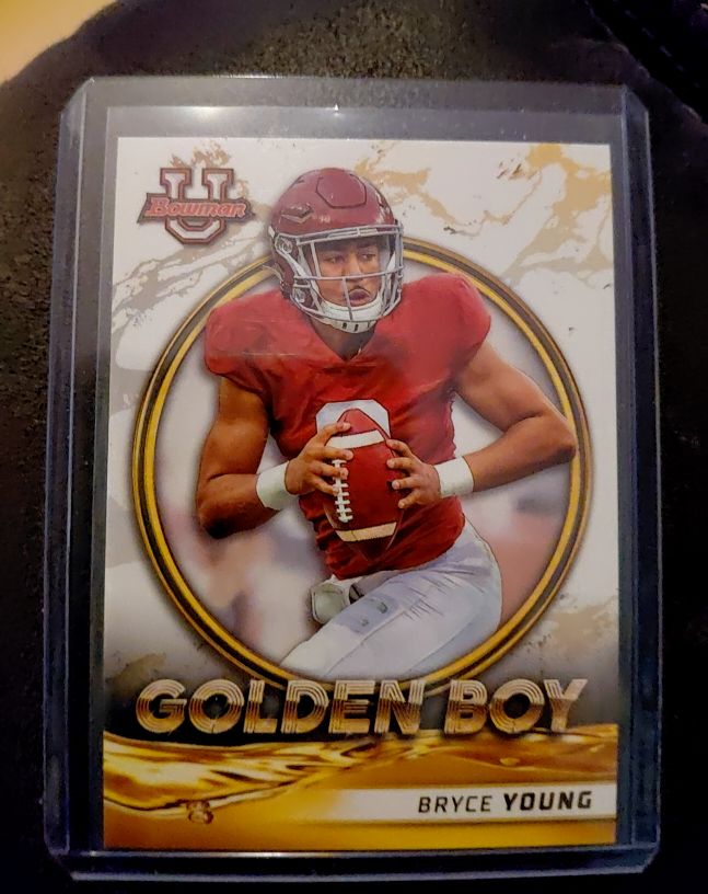 2021 Bowman University Golden Boy #GB-3 Bryce Young — front