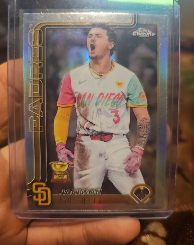 2025 Topps Chrome #61 Jackson Merrill — front