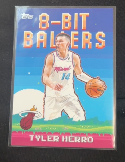2025-26 Topps #8B-2 Tyler Herro 8-Bit Ballers — front
