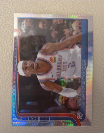 2025-26 Topps Chrome #OKC Shai Gilgeous-Alexander — front