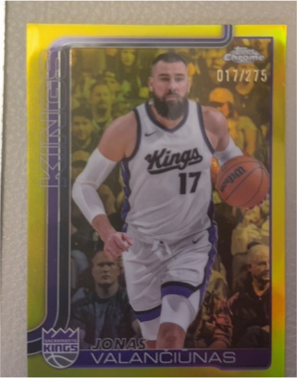 2025-26 Topps Chrome #206 Jonas Valanciunas — front