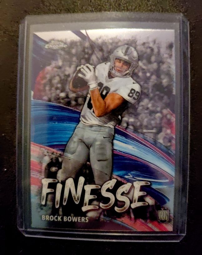 2024 Topps Chrome #F-8 Brock Bowers Finesse — front