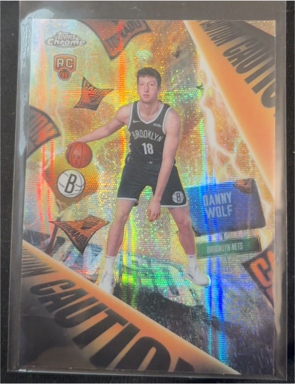 2025-26 Topps Chrome #AD18 Danny Wolf — front